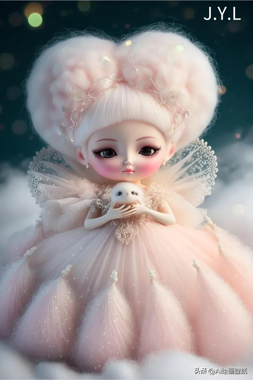 AI绘画作品创作【美丽的小公主】