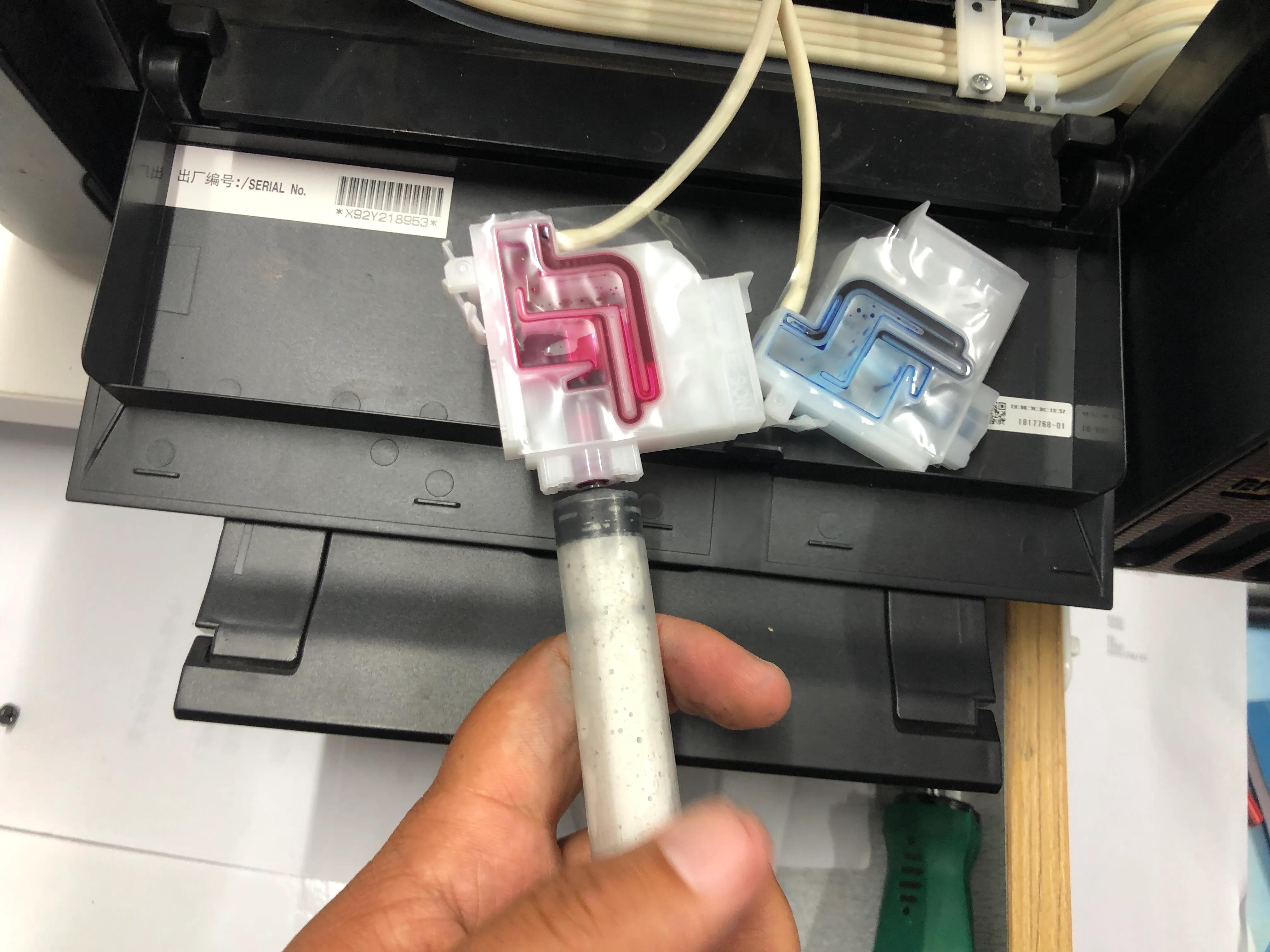 爱普生l3158打印机出白纸怎么解决,爱普生打印机l3158打印无颜色