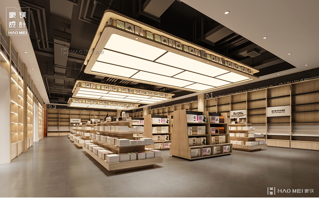 书店装修报价明细表全包,书店简单装修设计