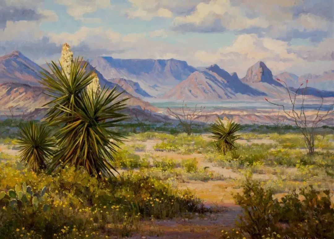 大师笔触生动的风景油画,视觉冲击力很强的风景油画图片