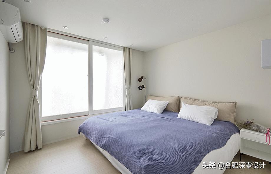 韩国夫妻坚持断舍离，客厅不要电视机设格子柜，124㎡更加清爽