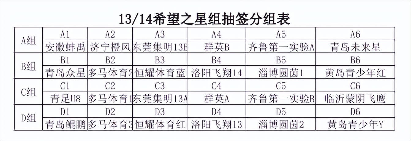 崛起东方杯比赛,2019-2022全国青少年足球联赛