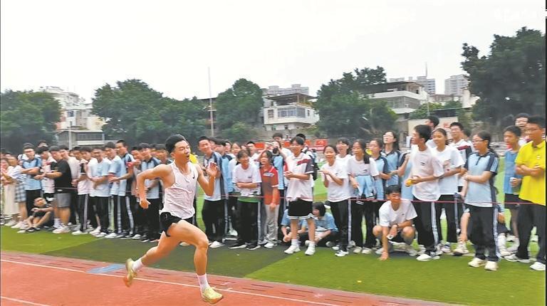青春燃烧校园运动会掠影,泉州现代中学运动会