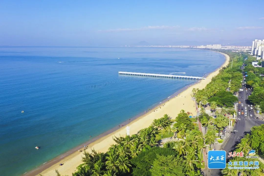 海南三亚湾美丽海湾,三亚湾最美海湾