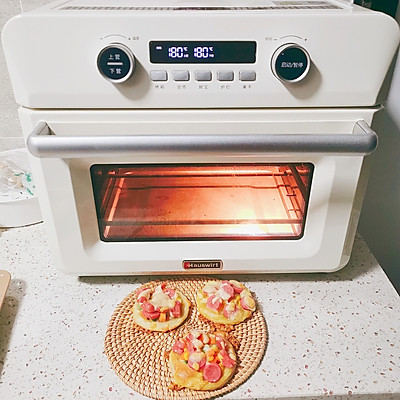 蛋挞皮小披萨好看又好吃,简约版披萨蛋挞皮