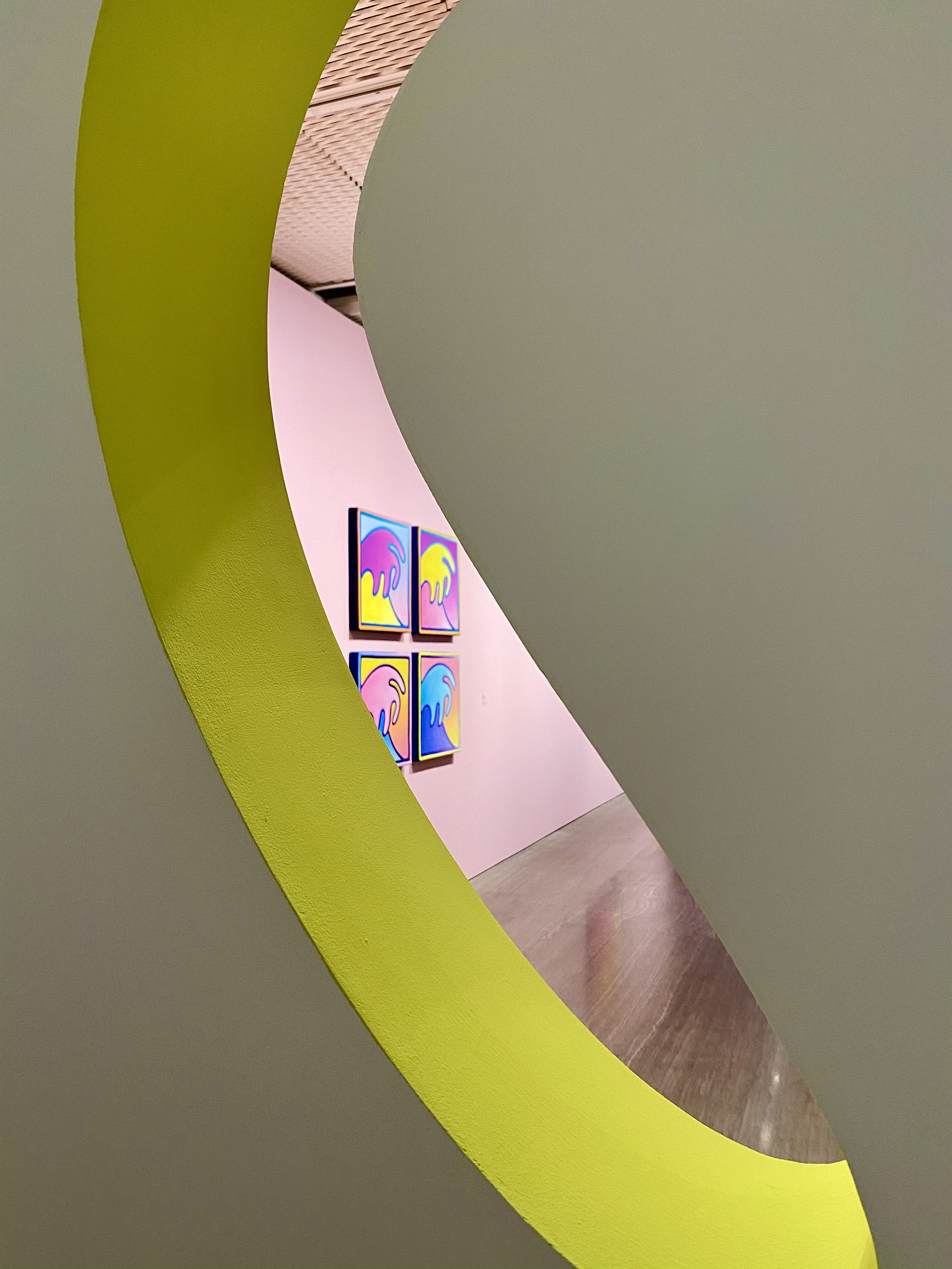 美国加州艺术展,加州三角梅和变色龙