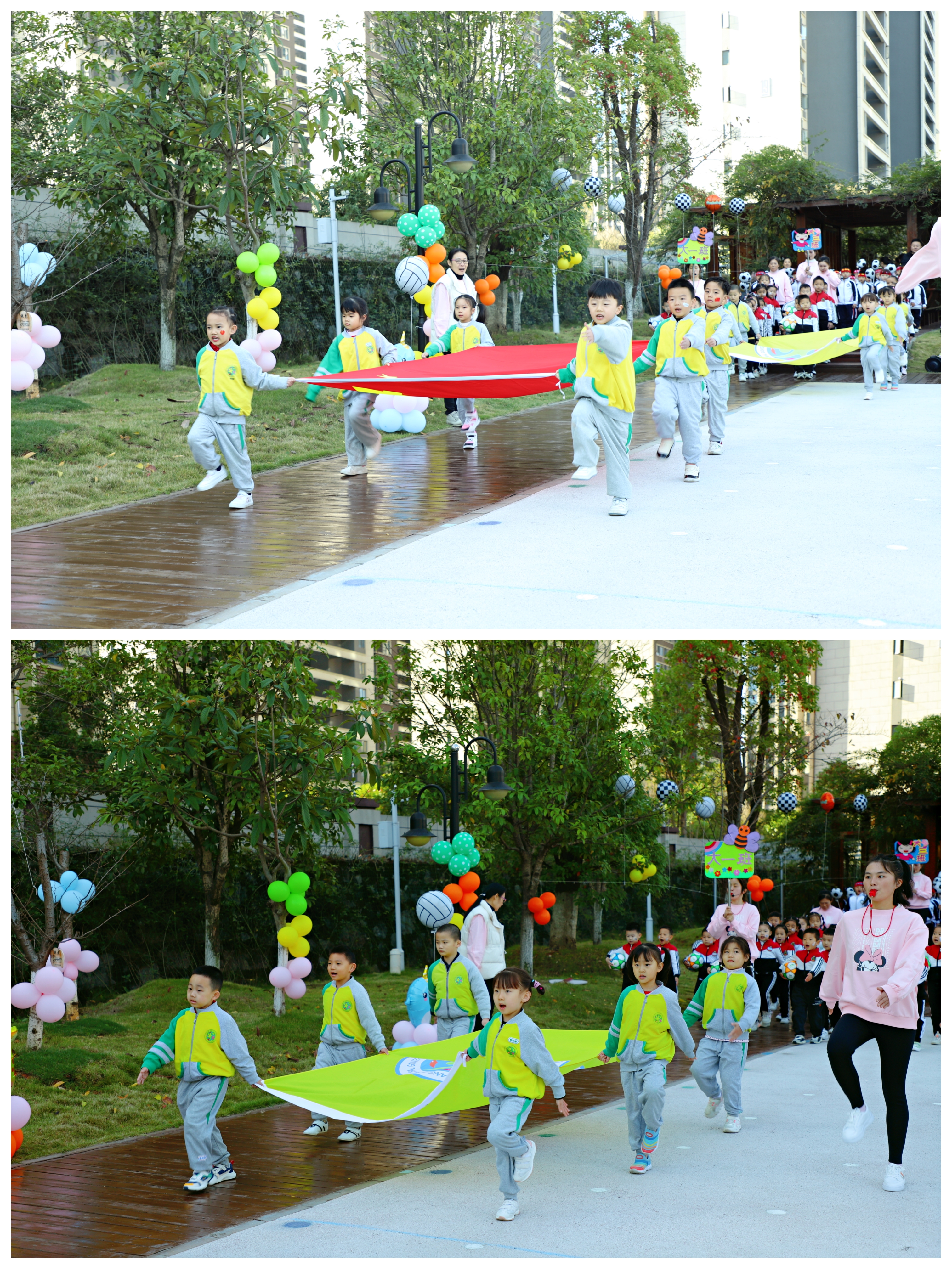 幼儿园2021秋季运动会活动报道,运动悦童心健康助成长