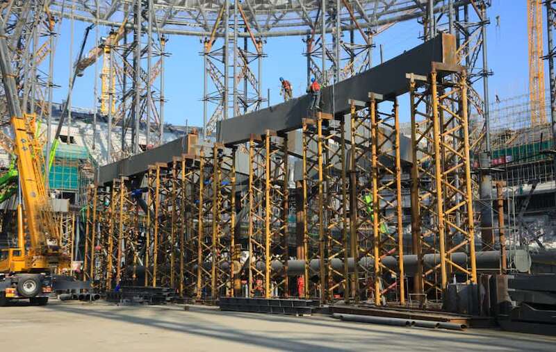 混凝土主体封顶,主体结构封顶施工报道