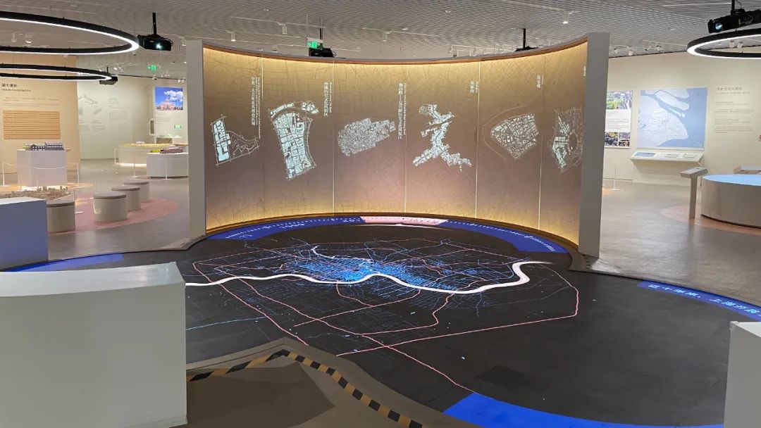 沉浸式城市沙盘视频,上海城市规划展示馆特色