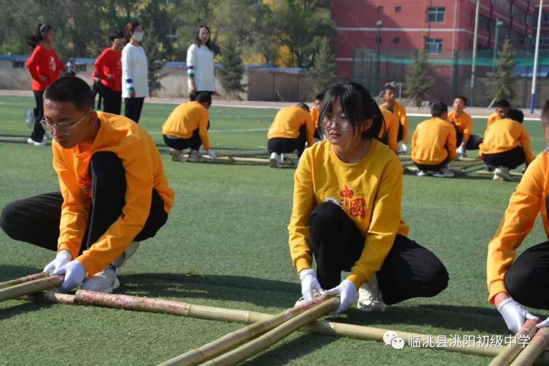 竹竿舞课间活动美篇,临洮洮阳中学竹竿舞