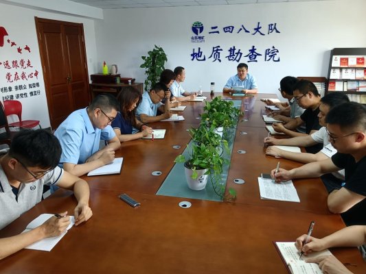 2020山东地矿局全局工作会议,山东地矿局二四八大队