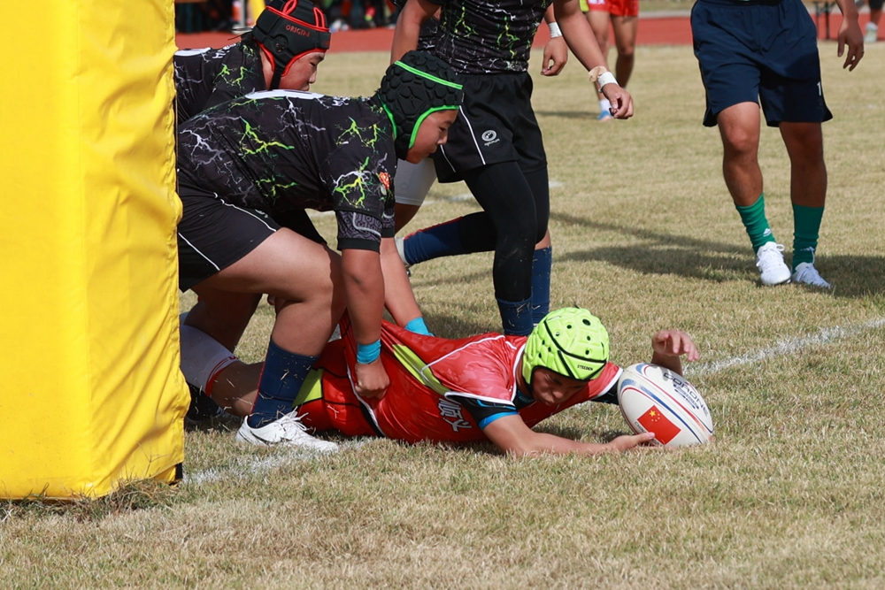 朝阳区夺双冠市十六运七人制橄榄球项目比赛收官