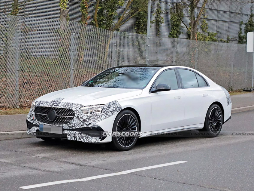 新一代奔驰e级最新谍照曝光,全新奔驰e级谍照曝光外观酷似s级