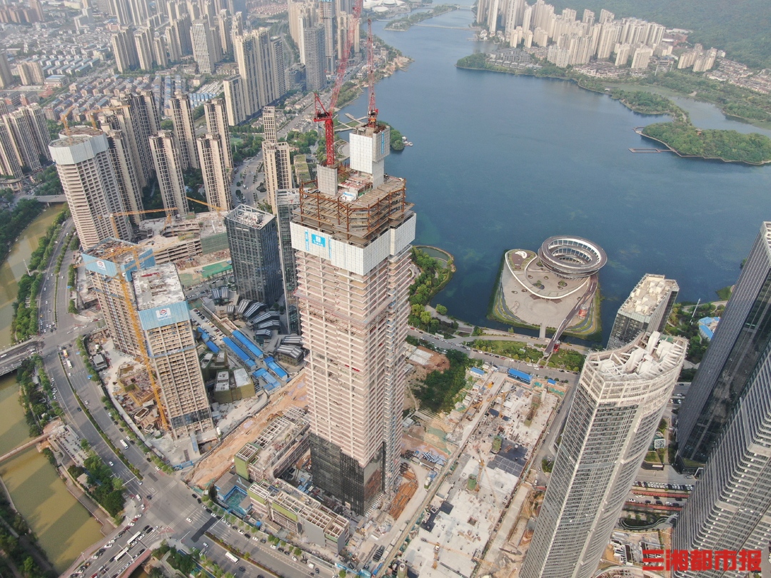 长沙梅溪湖金茂大厦修建视频,长沙金茂梅溪大厦效果图