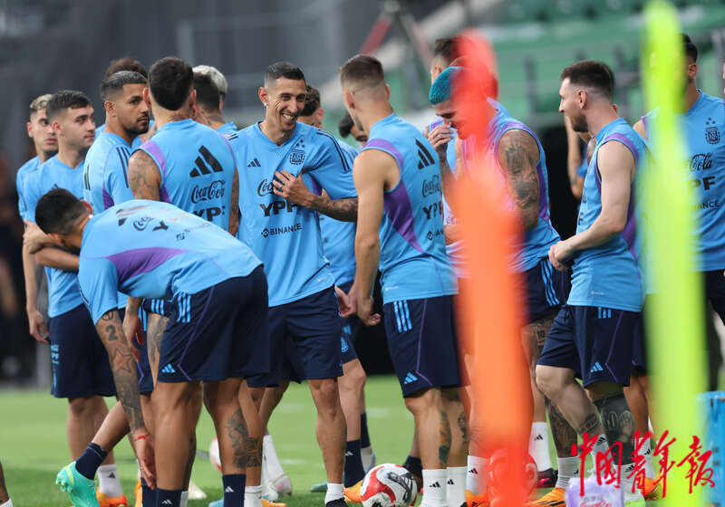 梅西亮相新工体,梅西新工体进球时现场