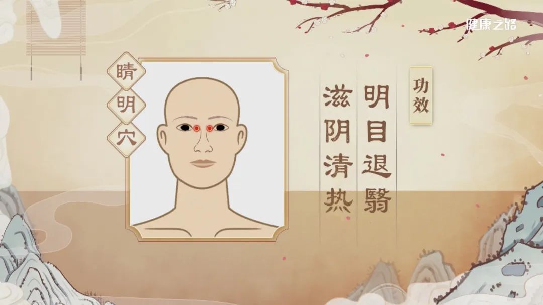 缓解感冒引起的头疼穴位,眼睛酸涩疲劳按什么穴位